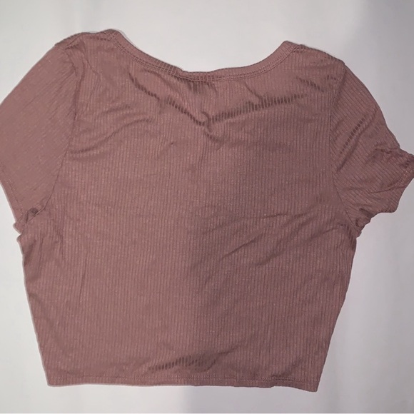 Mauve crop top -XL - Picture 2 of 3